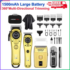 Professional Hair Clipper Set For Men Rechargeable Barber Clippers Set  Trimmer