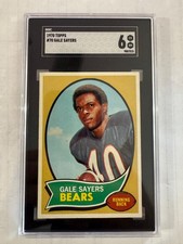 1970 Topps #70 Gale Sayers Chicago Bears HOF SGC 6