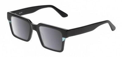 Reptile Leatherback Non-Polarized Sunglass Black Crystal Blue/Grey Gradient Sunn
