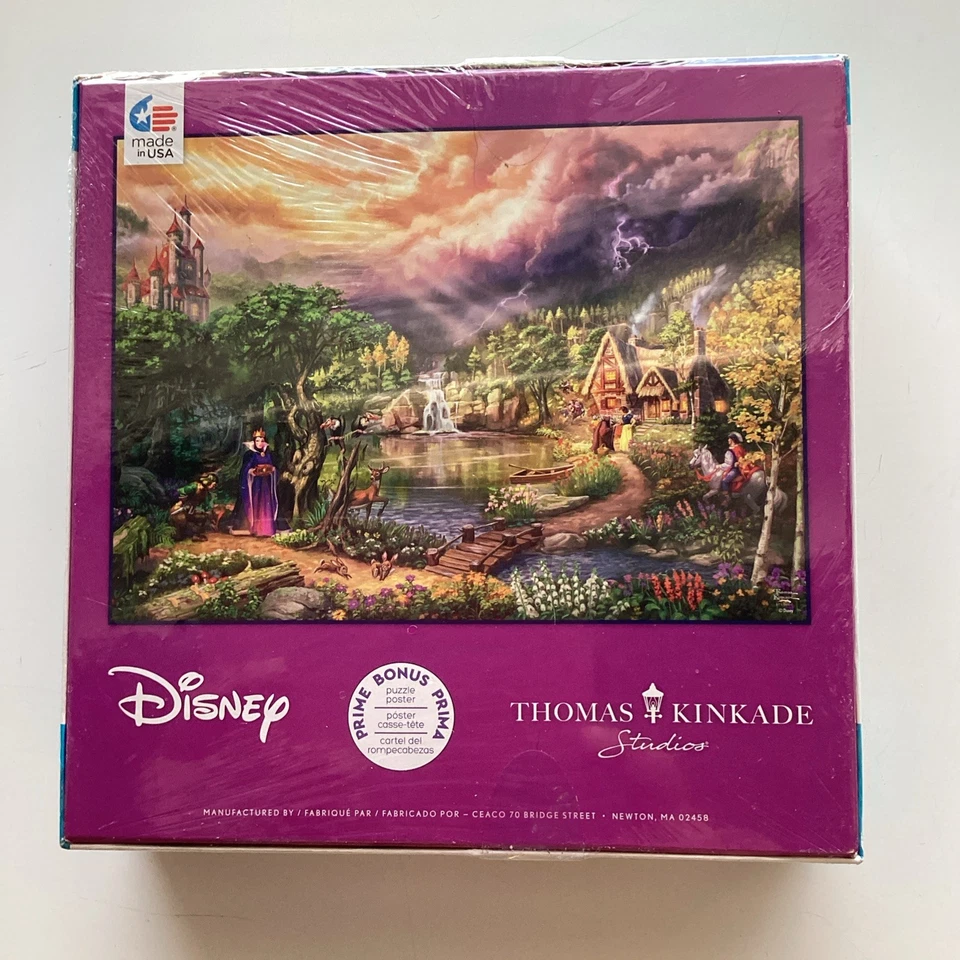 Rompecabezas Thomas Kinkade Disney Blancanieves La Reina Malvada 1000 piezas Foto 2 de 4