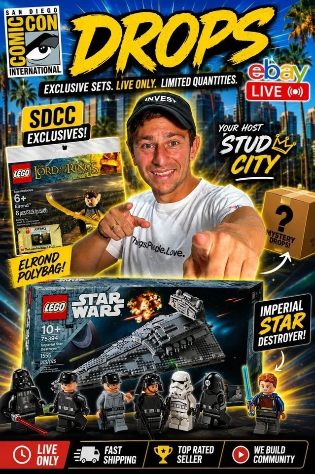 🚨SDCC EXCLUSIVE LEGO DROPS