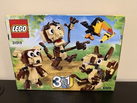 New Lego Creator FOREST ANIMALS 31019 Factory Sealed 3 in 1 Mint MIMB