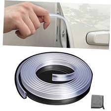65.6ft 20m Car Door Edge Guards Clear Self-Adhesive PVC, U 65-3/5Ft clear