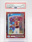 JAYDEN DANIELS 2024 DONRUSS OPTIC RATED ROOKIE RED PANDORA A RC PSA 10 Q0004