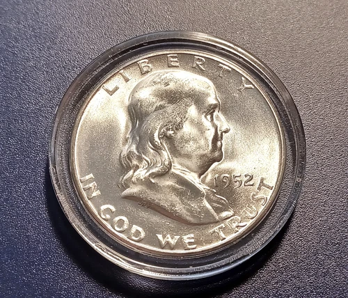 Blazing Gem BU 1952-S Franklin Half Dollar