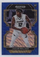 2022-23 Panini Prizm Draft Picks Blue Wave Prizm 202/249 Jabari Walker #96 3wu