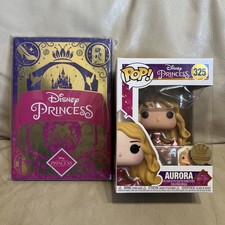 Disney Princess Aurora #325 Funko Shop Exclusive POP! with Pin Book