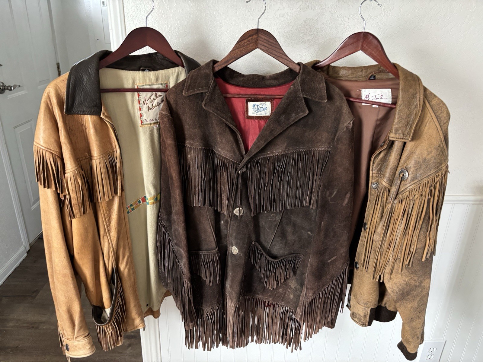 Three  Frontier Style Leather Jackets - image 1
