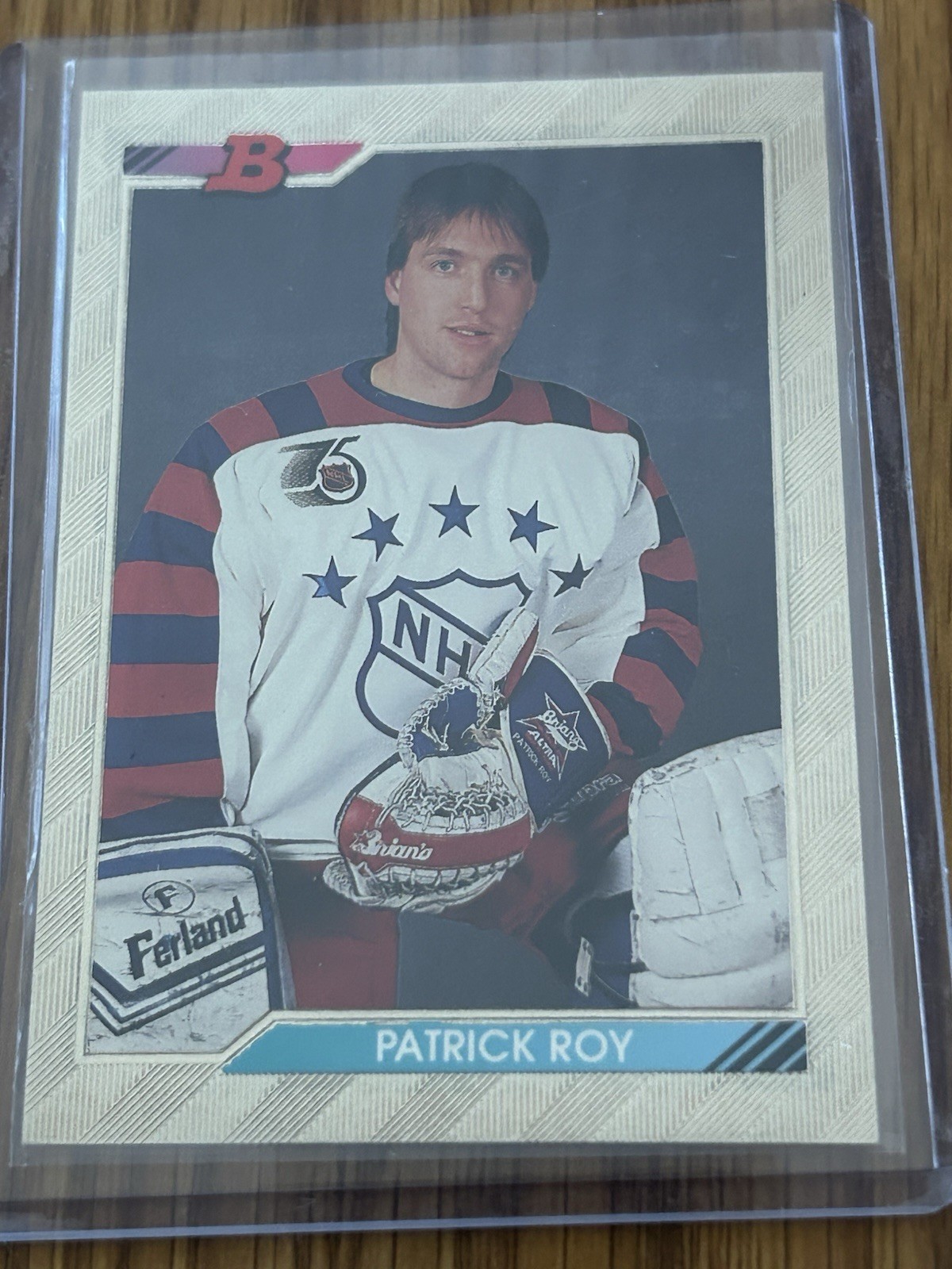 1992-93 TOPPS BOWMAN GOLD FOIL ALL STAR #239 PATRICK ROY (NM)