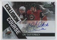 2010-11 Certified Collision Course Signatures 45/100 Cal Clutterbuck #1 Auto 2d8
