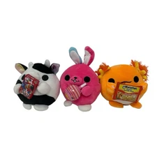 ZURU Snackles 5 Inch Plush ,Maruchan Ramen, Chupa chups Rabbit Froot Loops Cow