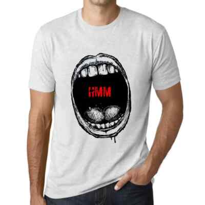 Herren Grafik T-Shirt Ausdrücke im Mund hmm   Mouth Expressions Hmm