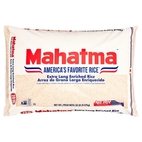 Mahatma Enriched Extra Long Grain White Rice 20 lb Bag
