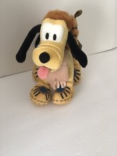 Frontier Wilderness Pluto Dog Bean Bag beanie Walt Disney Store 8" Plush P1