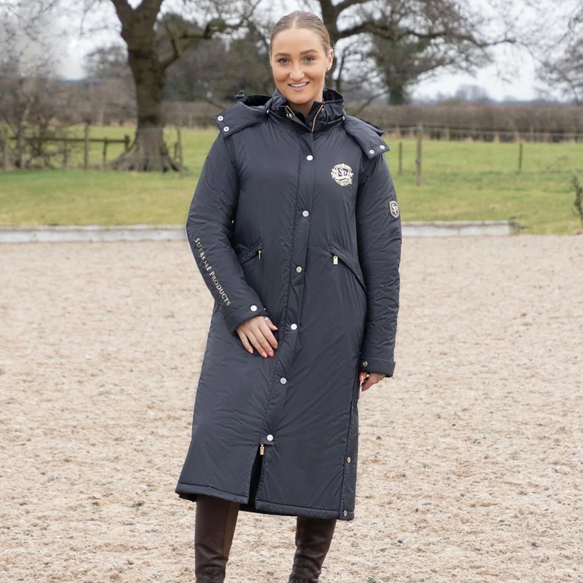 Manteau imperméable Supreme Products Active Show Rider   Noir/Or
