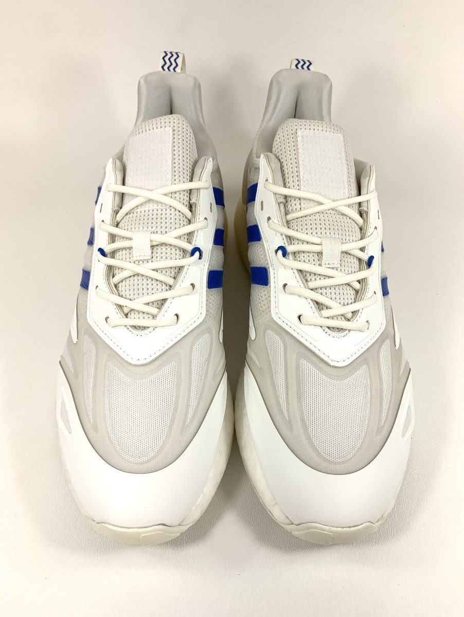 Size 10.5 - adidas ZX 2K Boost 2.0 White Blue Bird for sale