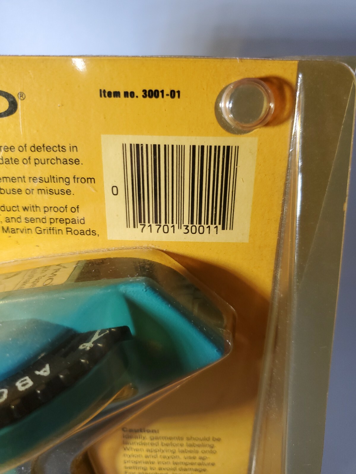 VINTAGE DYMO CLOTH TAPE TOOL LABEL GUN LABELER 1984