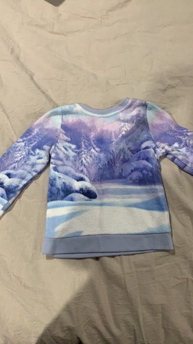 girls Frozen sweater, size 4-6, lightly worn - Picture 4 of 5