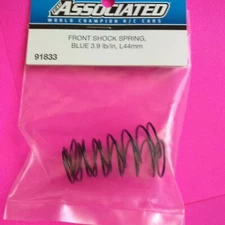 Team Associated Front Shock Springs - Blue - 3.9 lb/in - L 44mm
