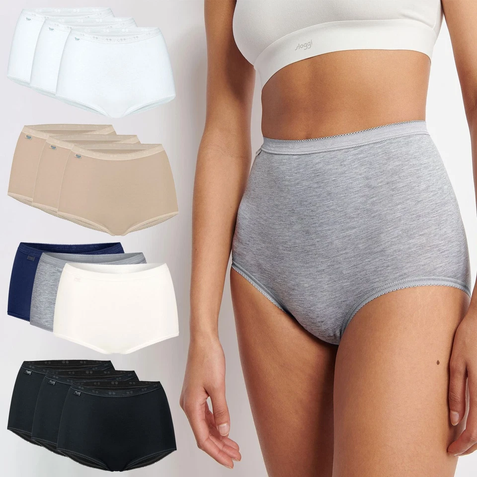 SLOGGI Damen Maxi Slip Basic+ | 3 Stück