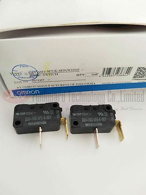 OMRON D3V-16G-3F5-K-6EP Snap Basic Switch 15A 125VAC x 10pcs