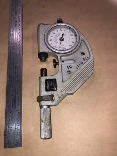 MITUTOYO DIAL SNAP GAGE  0-25MM 0.001MM NO. 523-121