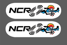 kit 2 Adesivi scudetti NCR Ducati Millona 996 998 748 916 hypermotard small