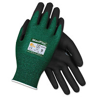 PIP 112-34-8743/XXXL MAXIFLEX CUT  GRN ENG YARN  BLK NIT MIC  A2/EN3