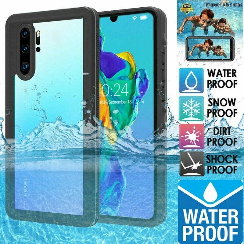 For Huawei P30 Pro IP68 Waterproof 360° Full Body Shockproof Case Cover