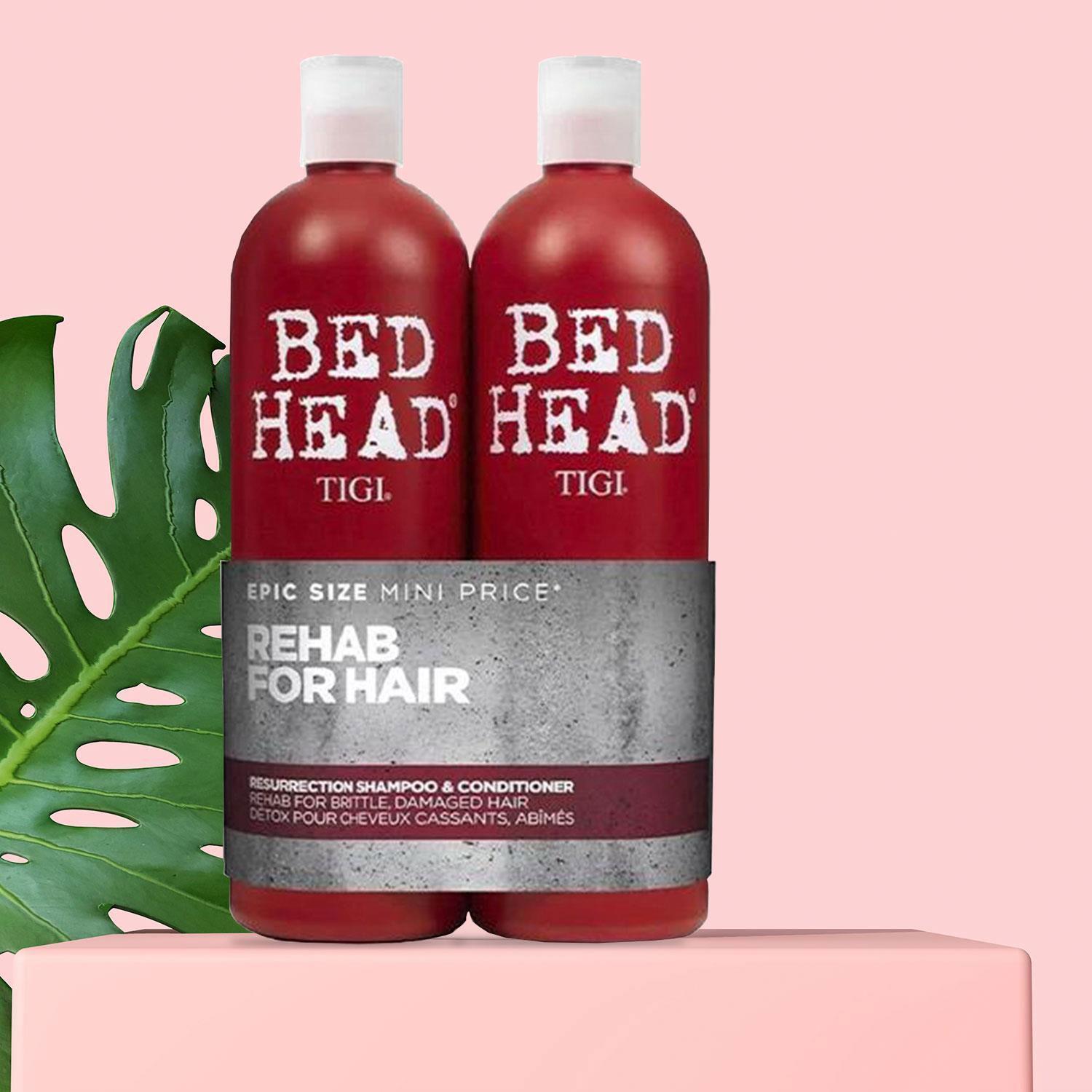 Bed Head TIGI Urban Antidotes Resurrection Shampoo and Conditioner, 750ml Duo
