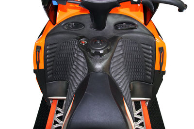 05 - 11 Arctic Cat M-SERIES HCR PDP Diamond Grip SNOWMOBILE Knee Pads 3M - BLACK