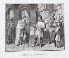 Emperor Heinrich III Salier Ivois Fehde-Handschuh Swan Schwanen-Ritter Dragon