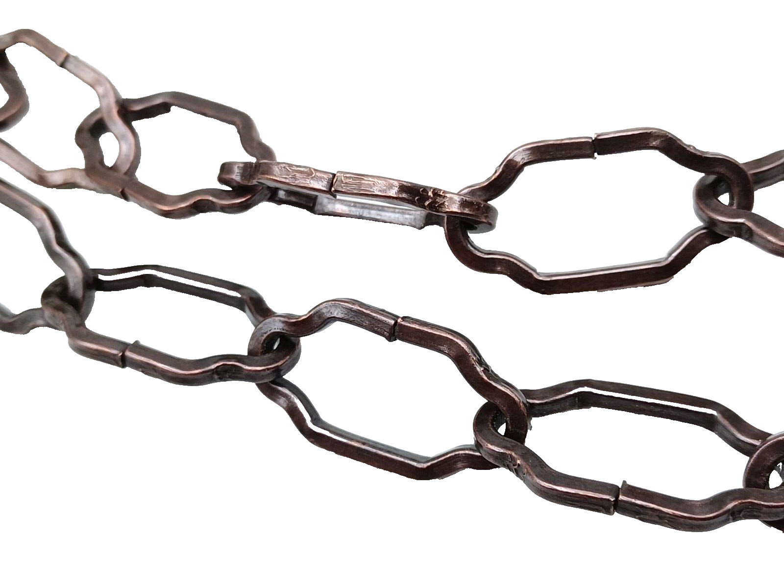 Chandelier Chain Gothic Link Antique Plated Finish one Metre Lengths 10kg load