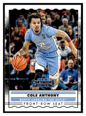 2020-21 Panini Contenders Draft Picks Front-Row Seats #10 Cole Anthony INSERT