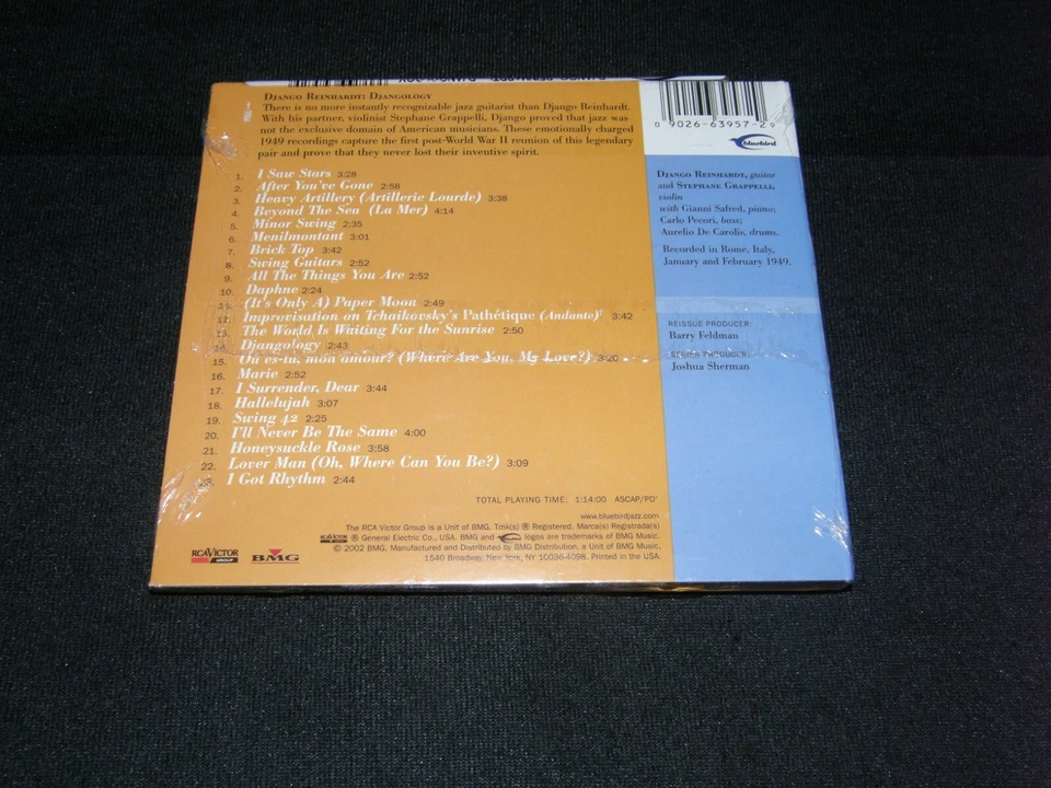 DJANGO REINHARDT DJANGOLOGY FIRST EDITIONS / CD 2002 RCA VICTOR / NEW-SEALED Foto 3 de 4