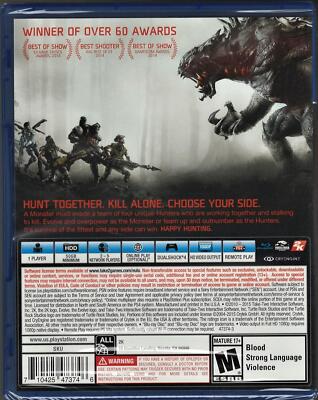 Evolve PS4 (Brand New Factory Sealed US Version) PlayStation 4