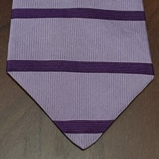 Vintage Brooks Brothers Makers Purple Handmade Men’s Necktie Made In Usa 