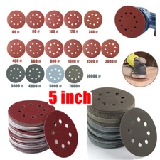 5 Inch Sanding Discs Set 60-10000 Grit Wet Dry Orbital Sandpaper Sander Paper
