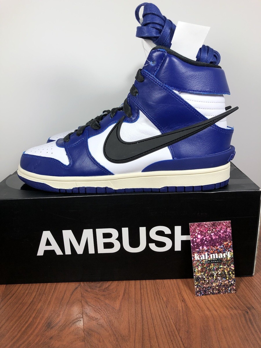 Size 8 - Nike Dunk High x Ambush Deep Royal CU7544-400 | eBay
