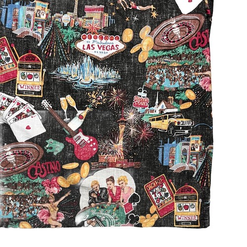Reyn Spooner Shirt 3XL Black Button Hawaiian Rayon Las Vegas Casinos Limited Ed. - Picture 8 of 10