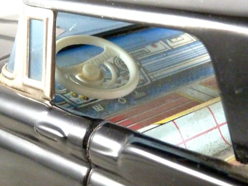 Blechauto, Tin Toy mit Fernlenkung, 28,5 cm, LINCOLN, Japan - 1964 - Bild 6 von 8
