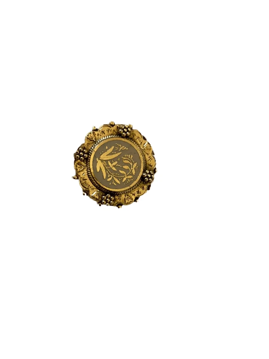 Vintage Freirich brooch pin Gold Tone 1.5 eBay