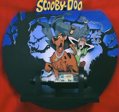 Scooby-Doo 3D Hand Crafted Wooden Wall Hanging decor with 1/64 scale Hot Wheels