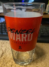 DENZEL WARD-----CLEVELAND BROWNS---BUFFALO WILD WINGS ----2019 PINT GLASS