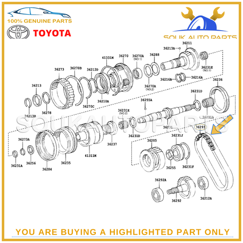 Toyota 36293 35040