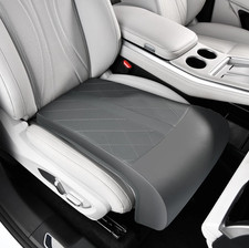 Incomplete Coverado Car Seat Leg Extender Support Waterproof Cushion Driver Gray
