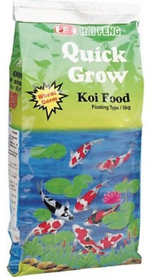 HAI FENG QUICK GROW KOI FOOD 5KG (11LB) LARGE PELLETS