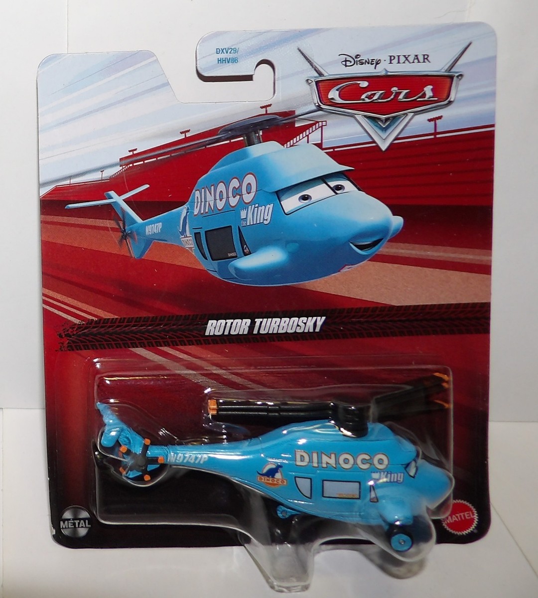 カーズ　トミカ　ダイナコ　キング　ヘリコプター Disney Pixar Cars ~ ROTOR TURBOSKY ~ Diecast Dinoco King