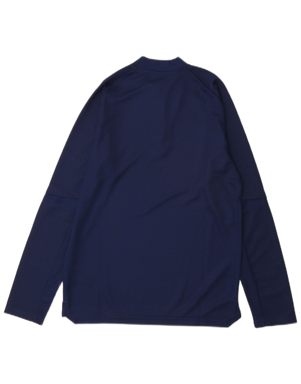 Adidas Boys Aeroready Zip Neck Pullover Tracksuit Top 13-14 Years Navy Blue AV24 image 2