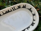 Fishs Eddy New York City Skyline Twin Towers Serving Dish 10” x1 — photo 4